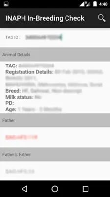 INAPH In-Breeding Check android App screenshot 0