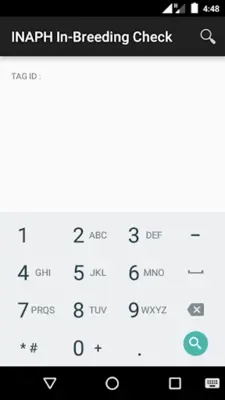INAPH In-Breeding Check android App screenshot 1